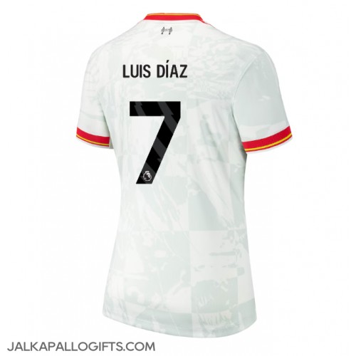 Liverpool Luis Diaz #7 Kolmaspaita Naiset 2024-25 Lyhythihainen